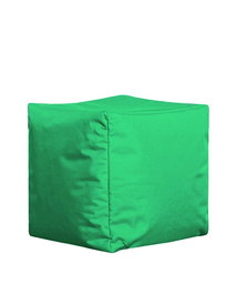 Atelier Del Sofa Square Pouf - Green